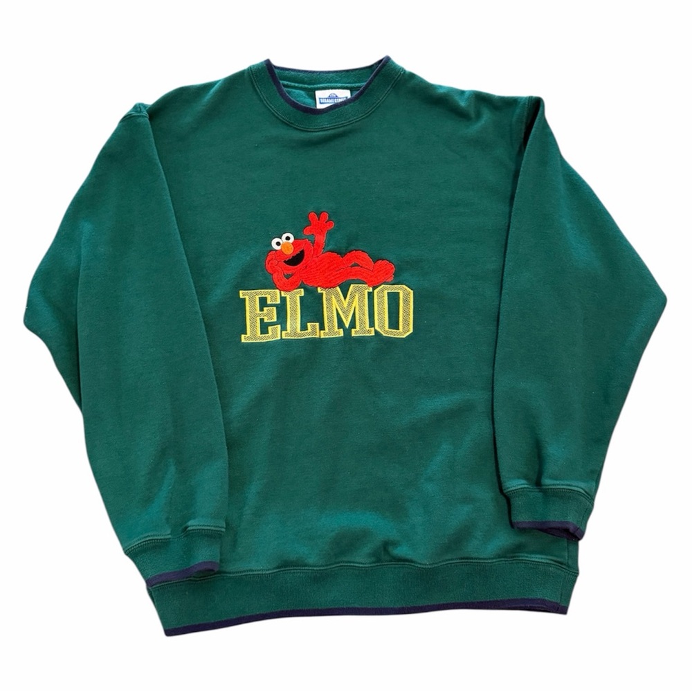Vintage Elmo Pullover Sweatshirt Kidcore Seseme Street